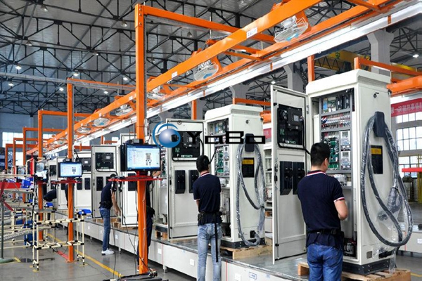 Charging pile assembly line